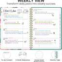 2 x 2026 Planner, Weekly and Monthly Calendar Planner Book, January 2026 - December 2026, Hardcover Spiral Planner with Monthly Tabs, Notes Pages, Perfect for Women & Men, A5 (6.4" x 8.5") - Oil