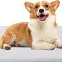 001SDog Bed Washable Mat High Resilience Foam Kennel Mat with Anti-Slip Bottom Soft Flannel Crate Pad for Small Medium, 29" x 21" Dog Cat Sleeping Floor Pad