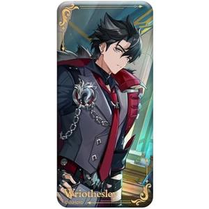 2 Pack Genshin Impact Themed Square Badge- to The Stars Shining in The Depths (Version B) Wriothesley