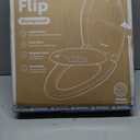 Jool Baby Quick Flip Toilet Seat with Built-in Potty & Splash Guard for Toddler Training, Slow Close (Elongated)
