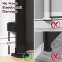 Retractable Baby Gate for Stairs, 55" Wide Mesh Dog Gate Indoor, 34" Tall Child Gate for Doorways, Hallways, Deck, Indoor Outdoor Pet Baby Safety Essentials for Home, Black