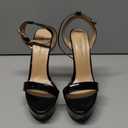 Onlymakerheels Platform Stiletto High Heels for Women, Round Open Toe Ankle Strap Sexy Heeled Sandals for Wedding Party Dress, Size 9.5