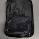 OCHEAL Makeup Bag, Double Layer Clear Make up Bag Organizer, Large Capacity Cosmetic Bag for Women Travel Beauty Essentials,Multiple Compartments Makeup Case Zipper Pouch -Clear