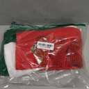 3 Pack Christmas Hand Towels 100% Cotton Large Size 25 x 14 Inch Christmas Theme Embroidery Towels for Christmas Home Bathroom Kitchen Decor (Red, Green, White)