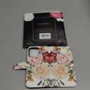 for iPhone 14 Pro Max Wallet Case,Detachable Flip Folio Cover RFID Blocking 4 Card Slots Holder Premium PU Leather Magnetic Kickstand Phone Case for iPhone 14 Pro Max 6.7" Colorful Flowers