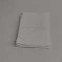 Simple&Opulence 100% French Linen Pillowcase Queen Size-Set of 2- Washed Solid Color Pillow Cases Embroidered -Soft and Durable (White, 20''x30'')