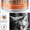 BIXBI Liberty Canned Wet Cat Food - Grain Free, Chicken Pate Recipe, 2.75 Ounce (Pack of 24) BBD 06/30/2025