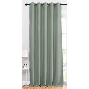 NICETOWN Blackout Large Bedroom Curtains 90 inches Long - Room Dividers Thermal Insulated Sound Dampening Grommet Window Treatments for Living Room (Sage Green, W66 x L90)