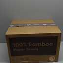 Amazon Aware 100% Bamboo Paper Towels, 12 Rolls, 2 ply, FSC Certified, 150 Sheets, 1800 Count, Pack of 12, Plastic-Free, White