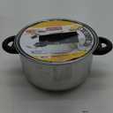 GoodCook Classic Stainless Steel 5-Quart Dutch Oven with Tempered Glass Lid, Silver