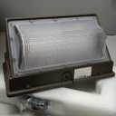 ledmo 120W LED Wall Pack Light 4 Pack Dusk to Dawn with Photocell Outdoor Commercial Industrial Lights 840W HPS HID Equivalent 5000K Security Flood Lighting for Buildings,Warehouse, Parking,Yard