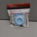 2 in 1 Silicone Protective Skin Cover Compatible with AirPod 1&2 and AirTag, Soft Comprehensive Protective Case with 2 PCS TPU Screen Protector, Anti-Scratch Anti-Fall Anti-Lost(Blue)