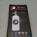 Tool Daily Foam Cannon with 1/4 Inch Quick Connector, 1 Liter, 5 Pressure Washer Nozzle Tips