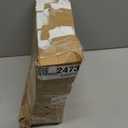 Inflatable Toddler Travel Bed, Portable Kids Air Mattress with Soft Bed Sheet, Toddler Air Mattress with Surround Safety Bumpers, Ideal for Home Use or Travel, Includes Pump and Carry Bag (Gray-White)