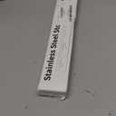 2PCS Kitchen Stove Counter Gap Covers, Stainless Steel Gap Cover, Cooktop Trim Kit, Stove Gap Guards, Oven Gap Filler, Heat Resistant & Effectively Protect Stove Gap Filler(13.8"-27.5" Silver)