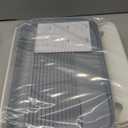 Baby Bottle Drying Rack, Vertical Space Saving Countertop Holder - Large Capacity for 12 Bottles, Pump Parts, Pacifiers, Brushes, Sippy Cups - BPA-Free, Baby Accessories Organizer - Grey (Gray)