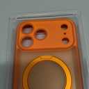 360 Spin Magnetic Stand for iPhone 17 Pro Max Case, [Fit for MagSafe][Military Protection][Full Camera Protection] Adjustable Kickstand iPhone Case for iPhone 17 Pro Max 6.9", Cosmic Orange