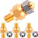 Boao 8-Piece Side Post Battery Terminal Adapter - 3/8 16 Bolts Standard Battery Post Stud Extender Screws