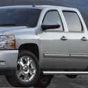 in-Channel Window Visors Rain Guards for 2001-2007 Chevy Silverado & GMC Sierra Crew Cab, Window Vent Wind Shades Deflectors for 2002-2006 Avalanche/Suburban/Yukon XL/Escalade EXT Crew