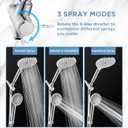 MakeFit Dual Filtered Rain Shower Head Combo, Handheld Shower Head with Adjustable Bar - Rainfall Shower Head And Showerhead with Filter for Hard Water - Removes Chlorine