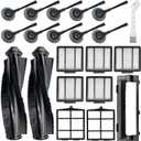 20 Pack Replacement Parts for Shark ION AV751 R85 RV850 S86 S87 S88 R71 R72 R75 RV761 RV771 RV871 AV752 AV753 Robot, 2Main Brush&5Filters&10Side Brushes&2Pre-Filter&1Brush Protect Guard