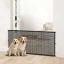 Dog Gate Indoor Pet Gates for Stairs: Dogs Screen Mesh Gate for The House Magic Gate for Kitchen Doorways Hallway Stairways Safety Porch Yard 30 inch Tall, 65 inch Wide