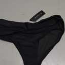 Tempt Me Women Twist Bikini Bottom Moderate High Cut Bathing Suit Bottoms Ruched Swimsuit Bottom medium