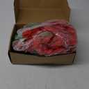 Artificial Wisteria Hanging Flowers Fake Wisteria Flower Garland Silk Vines Rattan Decor for Home Wedding Arch Wall Garden Greenery Bedroom Outdoor Office Party Decoration(24, Red)