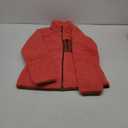 Essentials Women's Sherpa Long-Sleeve Mock Neck Full-Zip Jacket with Woven Trim XXL, XXL, M, RED, (3 Pack)