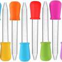 5ml Liquid Droppers Medicine Silicone and Plastic Pipettes Eye Dropper with Bulb Tip for Kids Candy Molds (8 Pack