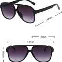 Square Aviator Sunglasses For Women,Trendy Polarized Sunglasses For Women,Ladies Sun glasses Polarized Uv Protection