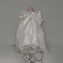KSA 10" Lighted Seasons of Elegnace Angel Christmas Tree Topper - Clear Lights