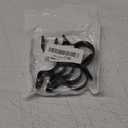 Two Hole Pipe Strap for 1 Inches Pipe Fittings U Bracket(Pack Of 6 Sets), Black