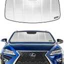 Pigenius Windshield Sun Shade for Lexus RX350/RX450h 2016-2022, RX350L/RX450hL 2018-2022. Reflective Aluminum Film Front Window Sunshade - BLAZBLOCK
