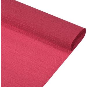 MECCANIXITY Crepe Paper Roll 7.5ft Long 20 Inch Wide for Wedding Ceremony Various Large Festivals Decoration, Deep Red 2pcs