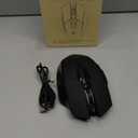 INPHIC Bluetooth Mouse for Laptop, Upgraded Visible Battery, 2400 DPI, Silent Ergonomic Computer Mouse Wireless, Mac, PC etc.