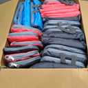 Eccliy 50 Pack Backpacks Bulk 17 Inch Wholesale Backpack, 5 Colors