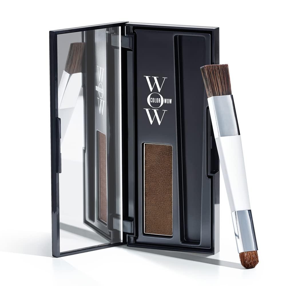 COLOR WOW Root Cover Up  Instant Grey Coverage and Highlight Touch-Up | Water and Sweat Resistant | No mess Award-Winning Formula (Medium Brown)
