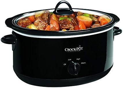 Crockpot Manual 8-Quart Slow Cooker Black