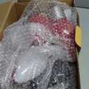 12 Pack Large C9 Christmas Decorations Outdoor Waterproof, Solar C9 Christmas Lights Outdoor with 2 Modes, Solar Pathway Light for Outside Party Yard Lawn Patio Walkway Xmas Decoration (Red and White)