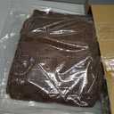 OnesCosy Dark Brown Throw Blanket, Moss Knit, 60" x 80", Chocolate Brown