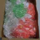 24 Pack 6 Color Light Valentines Favor Puffer Balls Bear Valentines Gifts for Kids with Cards Classroom School Exchange Prefilled Stress Relief Squeeze Fidget Toy Flashing Glow in Dark Prize Girls Boy