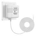 Doorbell Transformer UL Certified 24V Power Supply Compatible with Nest, Arlo, Ring, Amcrest, Logitech and Other Doorbells, Thermostats C Wire (26FT Power Cable)