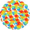 Tanlade 100 Pieces Inflatable Beach Ball Bulk 10 Inch Beach Balls Fun Pool Party Favors Pool Beach Balls Summer Birthday Water Game Toys