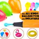Balloon Pump Hand Held, Inflator Air Pump for Balloons - 2 Way Manual Dual Action - Kids' Party, Special Event