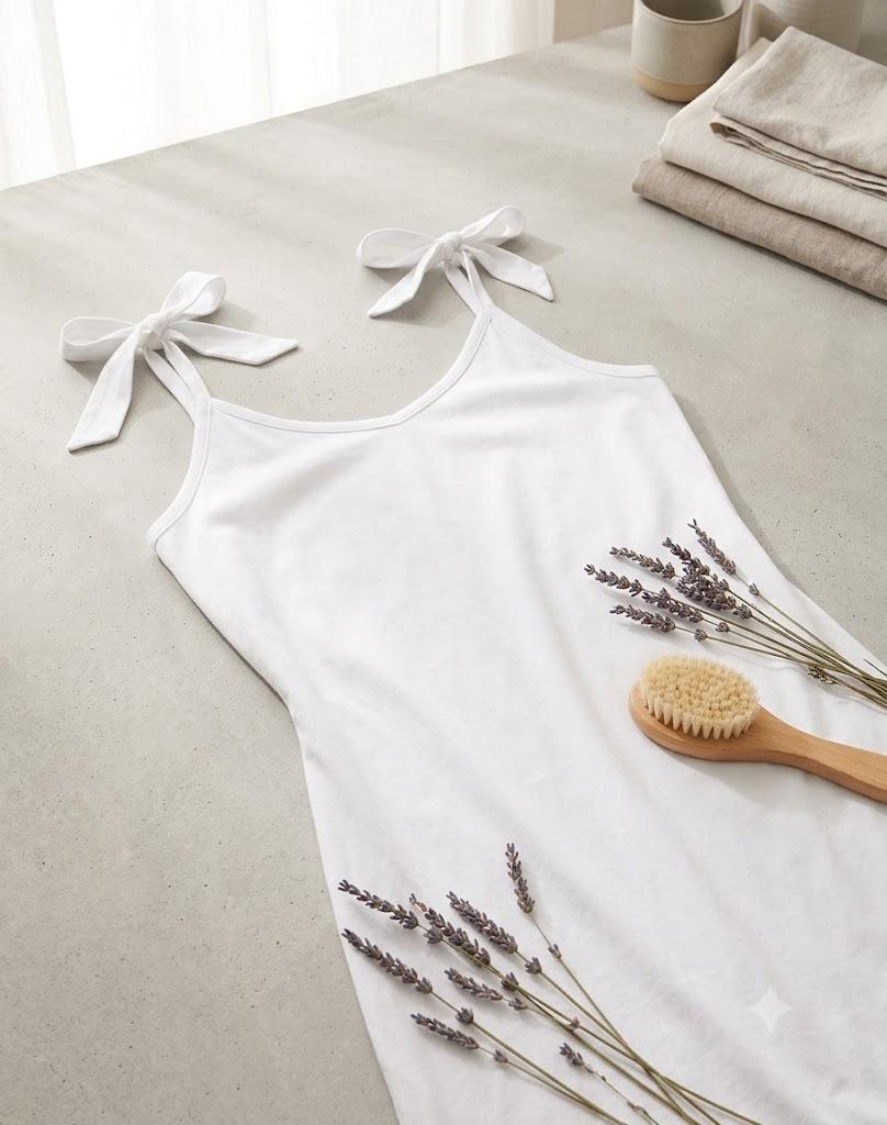 white tank top long XS