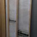 Large Framed Sage Green Abstract Landscape Wall Art for Living Room, 3 Piece Modern Canvas Prints Paintings Artwork for Walls, Oversized Pictures for Hallway Dining Bedroom Office Wall Decor 24x36 In