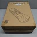 Pilates Board,Multifunctional Rebound Abdominal Board,Foldable Pilates Reformer Set, Ab Core Trainer Machine,Ab Exercise Board,Abs Workout Equipment for Women Home Gym Equipment (Black)