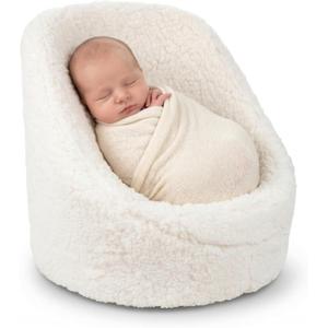 Child Photography Props Cotton Newborn Photo Sofa Seat Mini Posing Cushion White