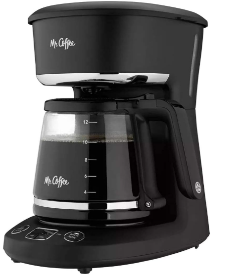 Mr. Coffee® 12-Cup Programmable Coffeemaker, Brew Now or Later